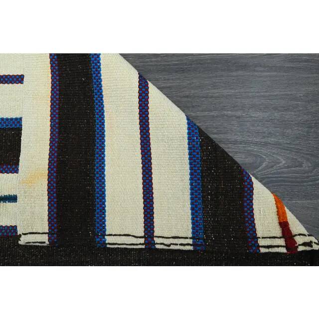 1970s Vintage Turkish Oushak Handmade Wool Cotton Beige Area Rug 178x222