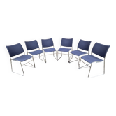 Set de 6 chaises empilables Curvy èdition Casala