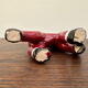 Small retro red horse from the 40s made in England/ceramic