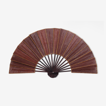 Fan in dark cannage 113 cm