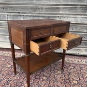 Napoleon III-era mahogany hairdresser Louis XVI