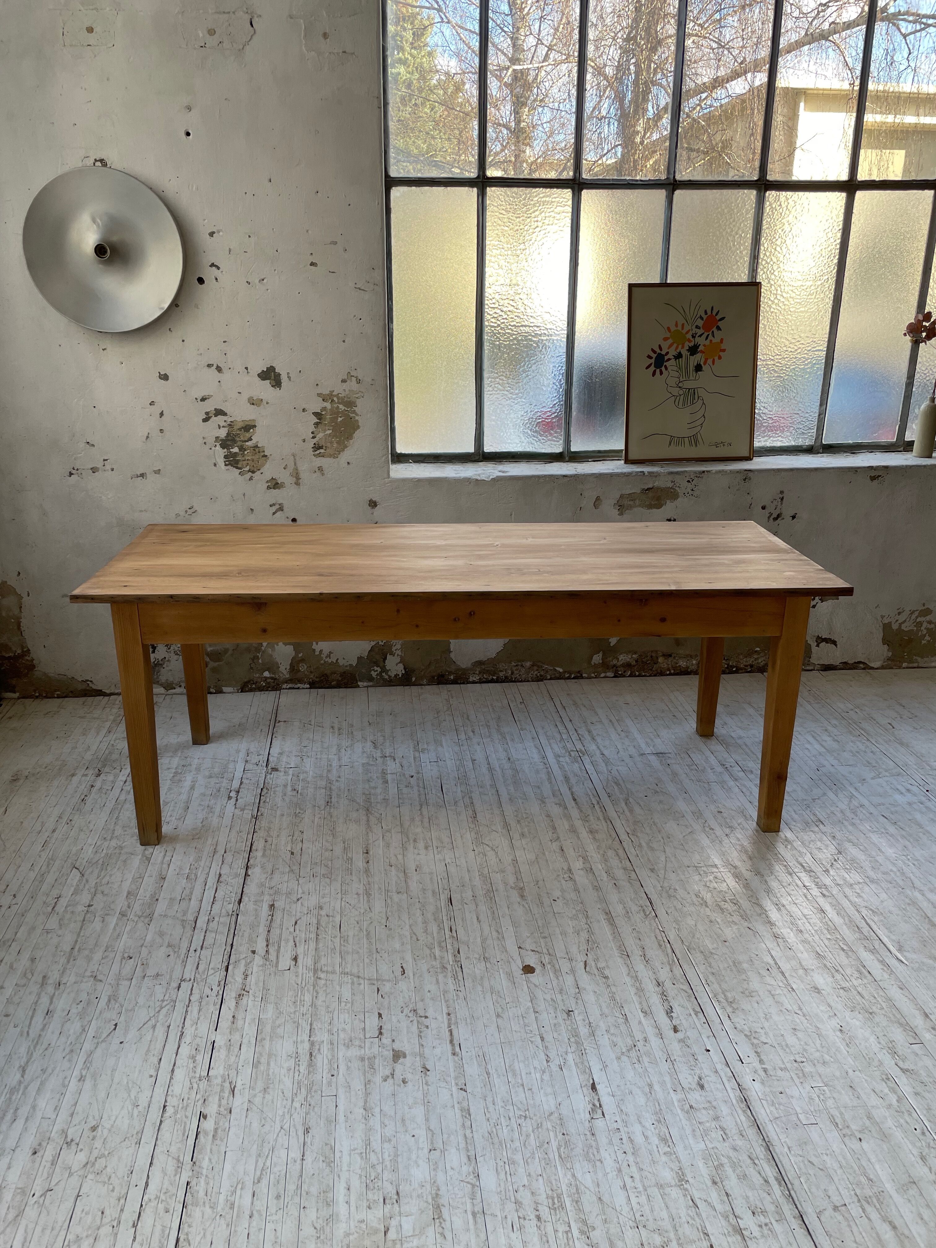 Farmhouse table 2m in pine