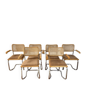 Série de 6 chaises B64 Marcel Breuer