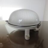 Wall lamp or ceiling lamp industrial window brand "block" France 60s 70s