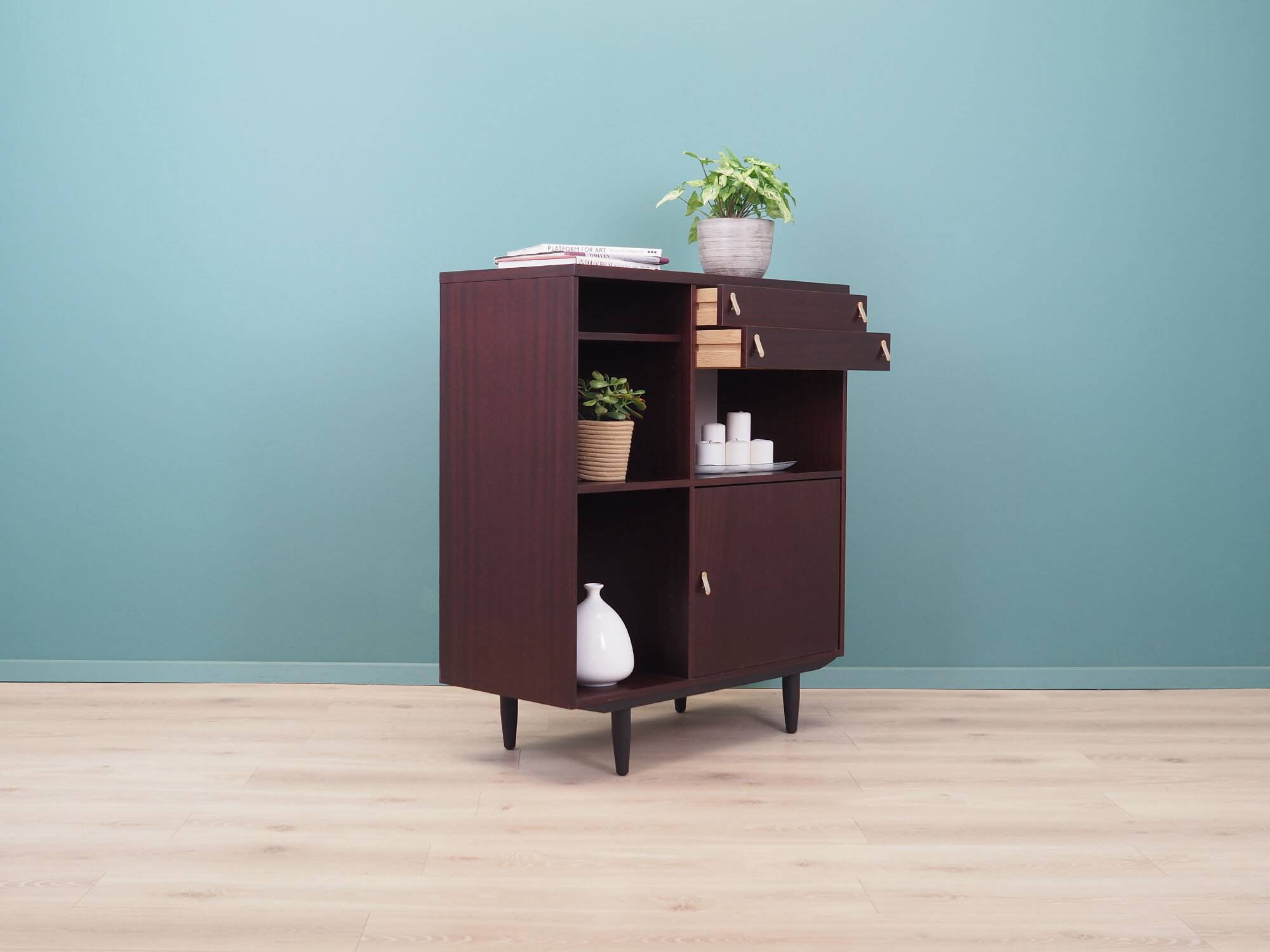 Mahogany dresser, Swedish design, 1960s, manufactured by Ulferts