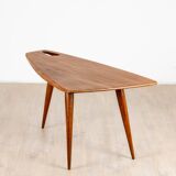 Table basse tripodes en Acajou de Pierre Cruège, 1953