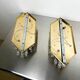 Pair of Venini wall lights, Murano cut glass, circa 1970s, Italy