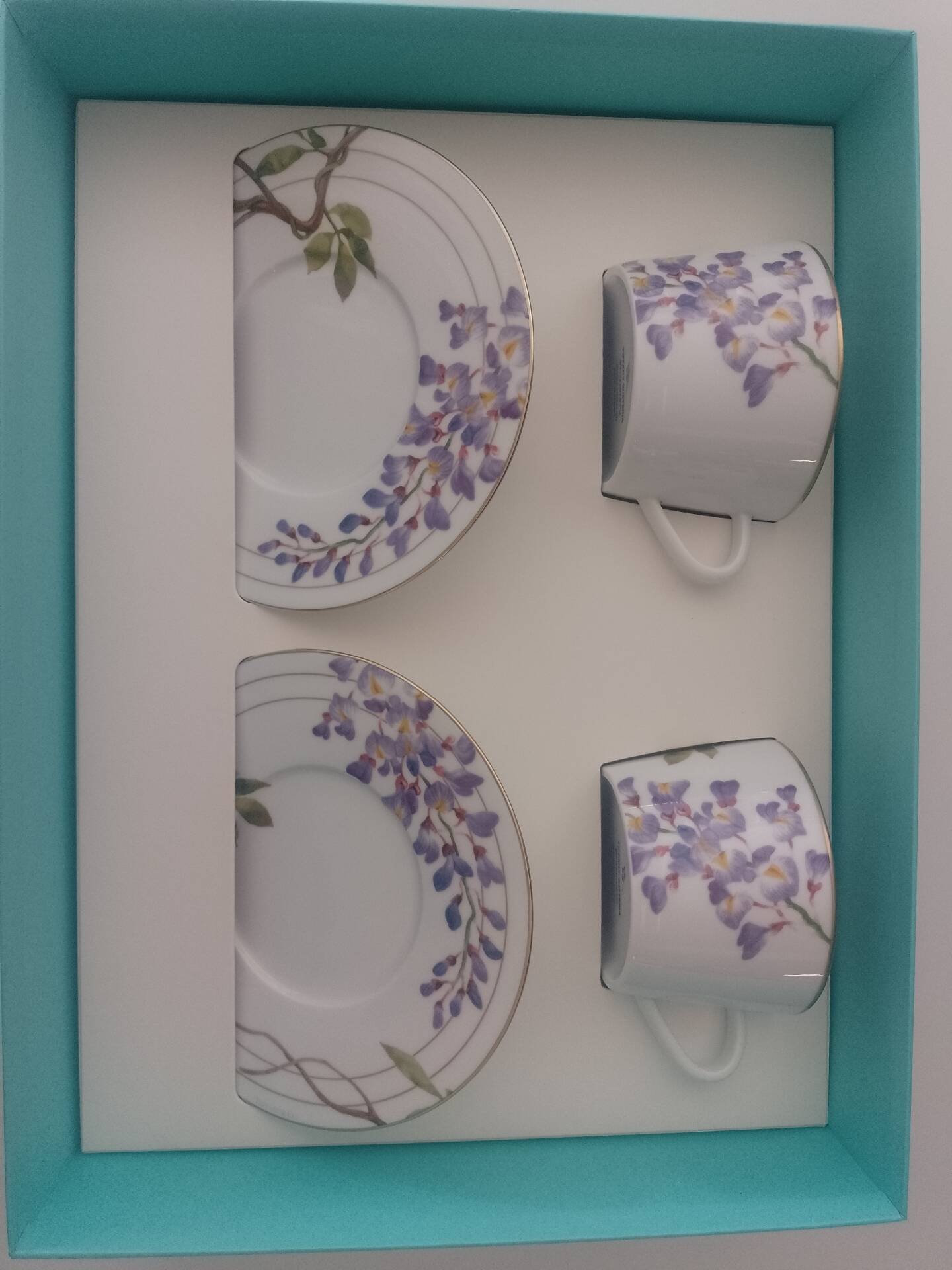 Tiffany & Co porcelain cups and saucers