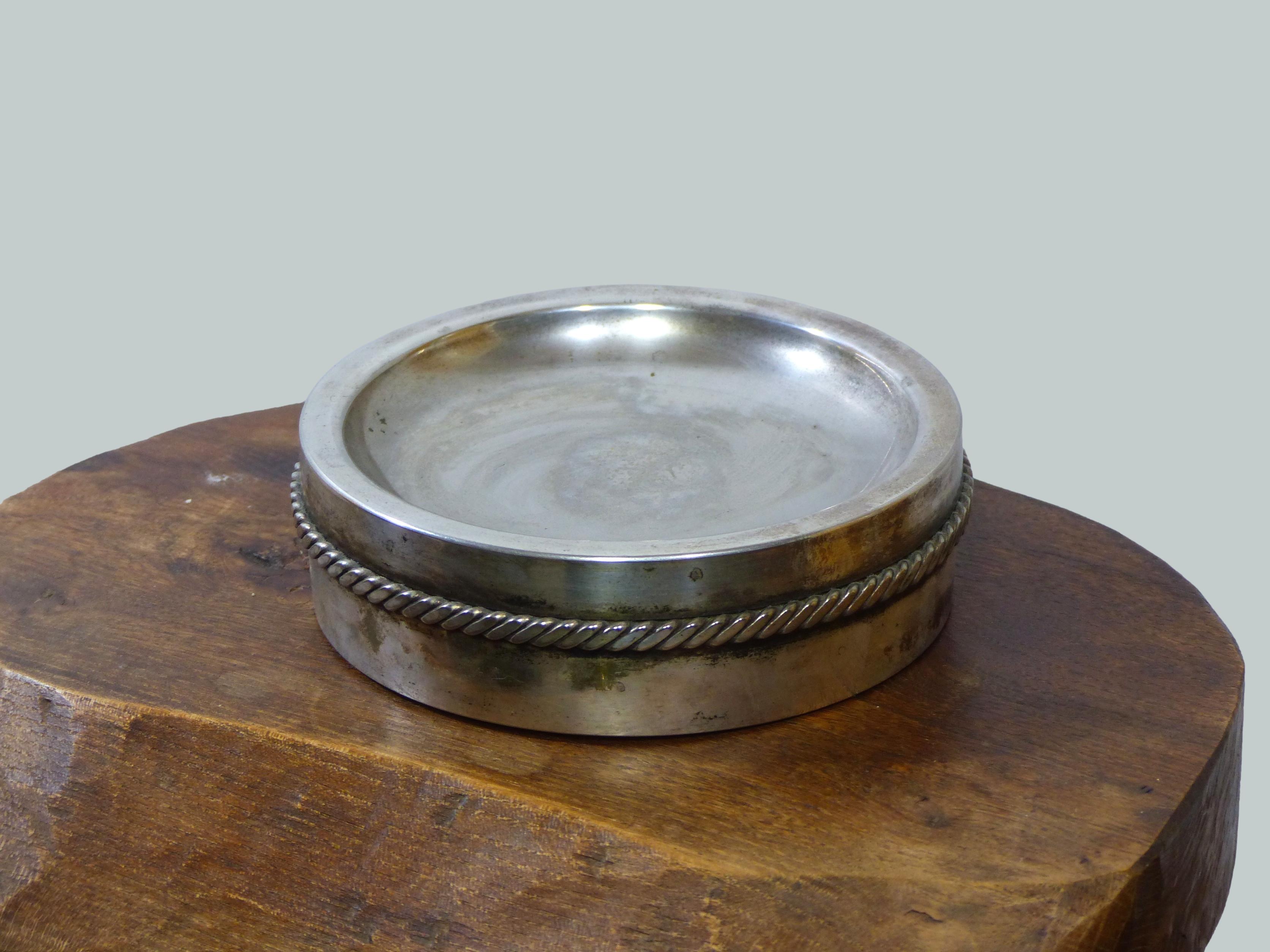 Empty pocket in metal agenté gourmette
