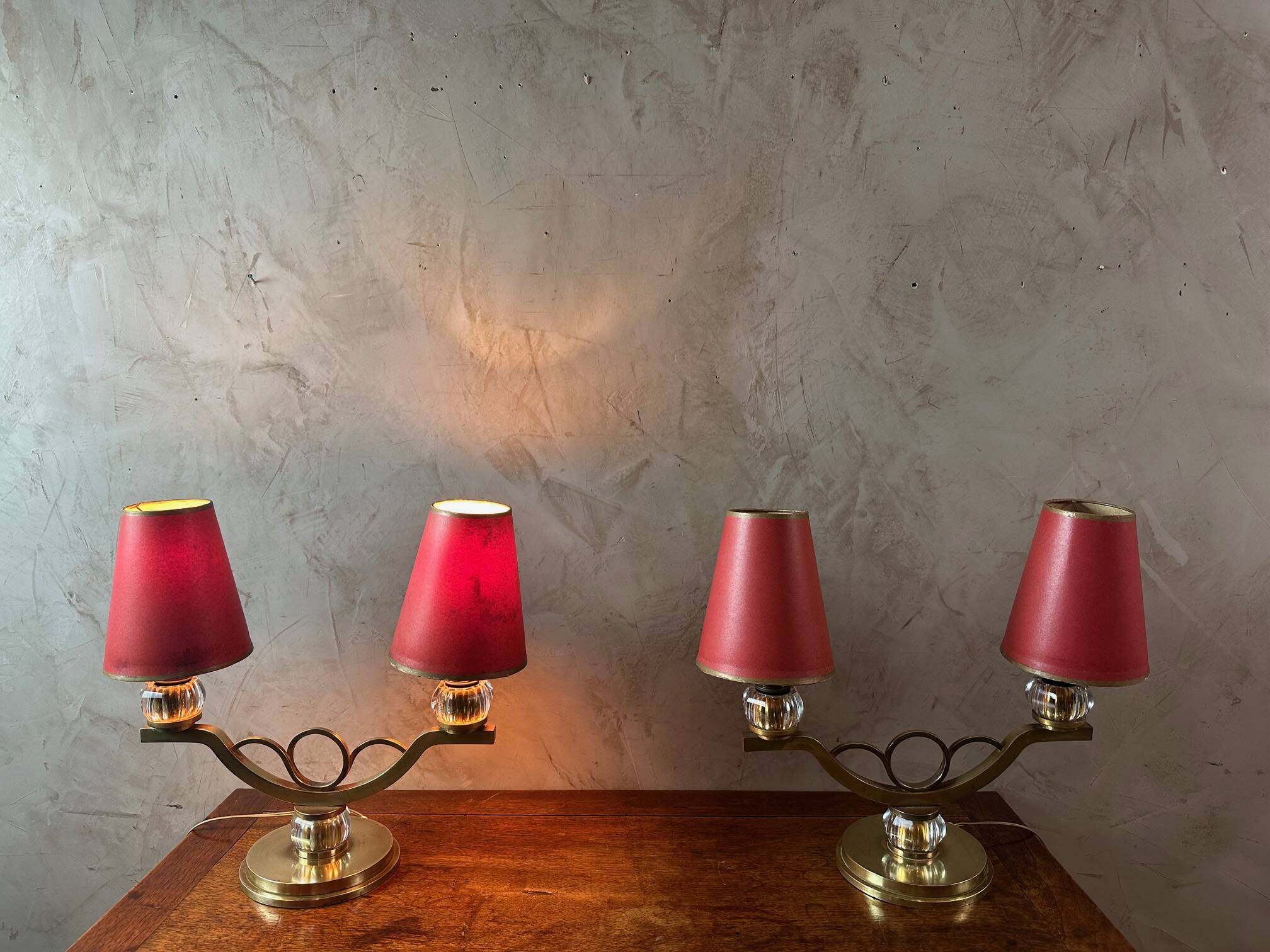 Pair of 1950 lamps