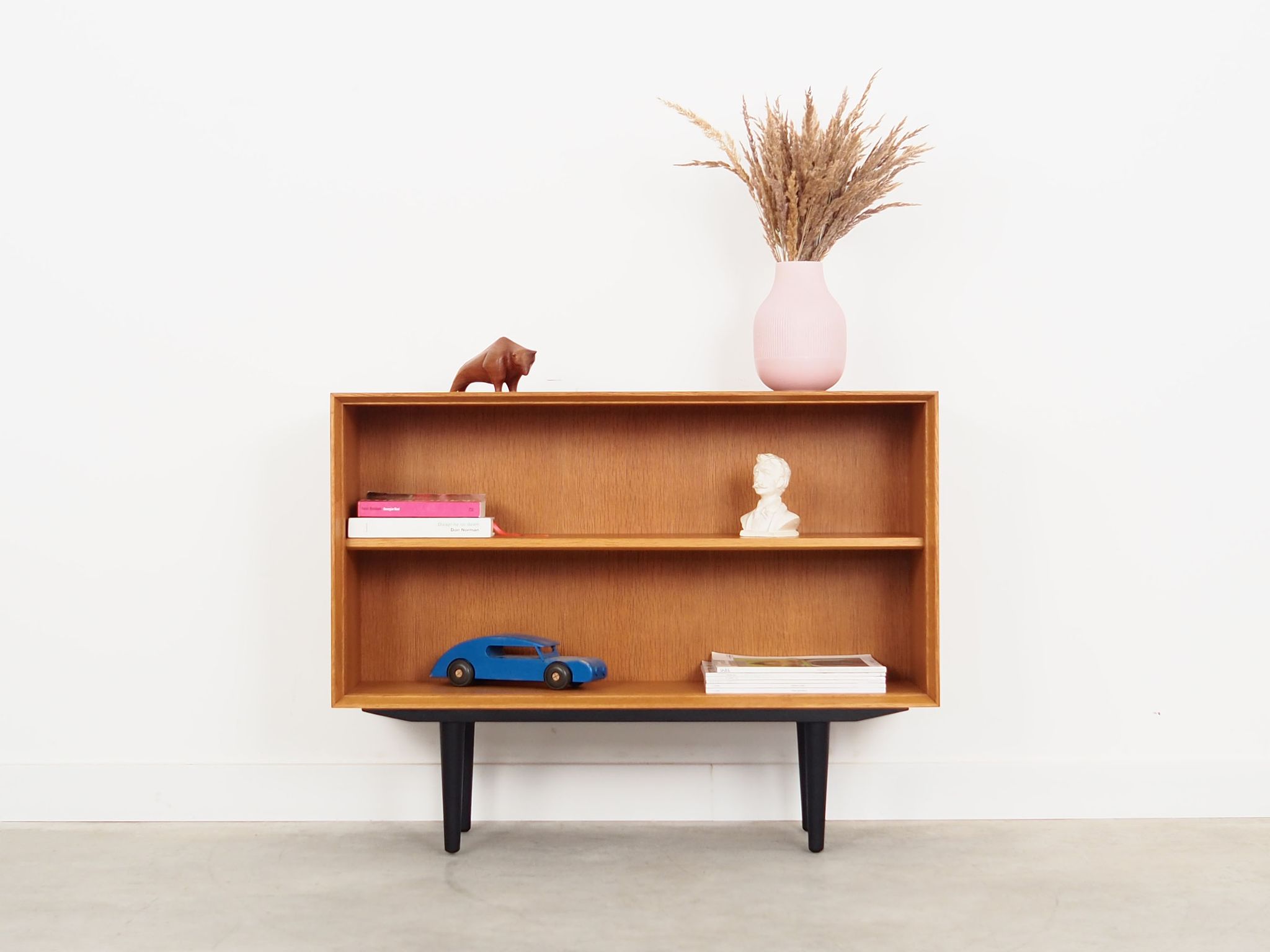 Ash bookcase, Danish design, 1970s, production Denmark