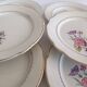 Assiettes plates Digoin & Sarreguemines