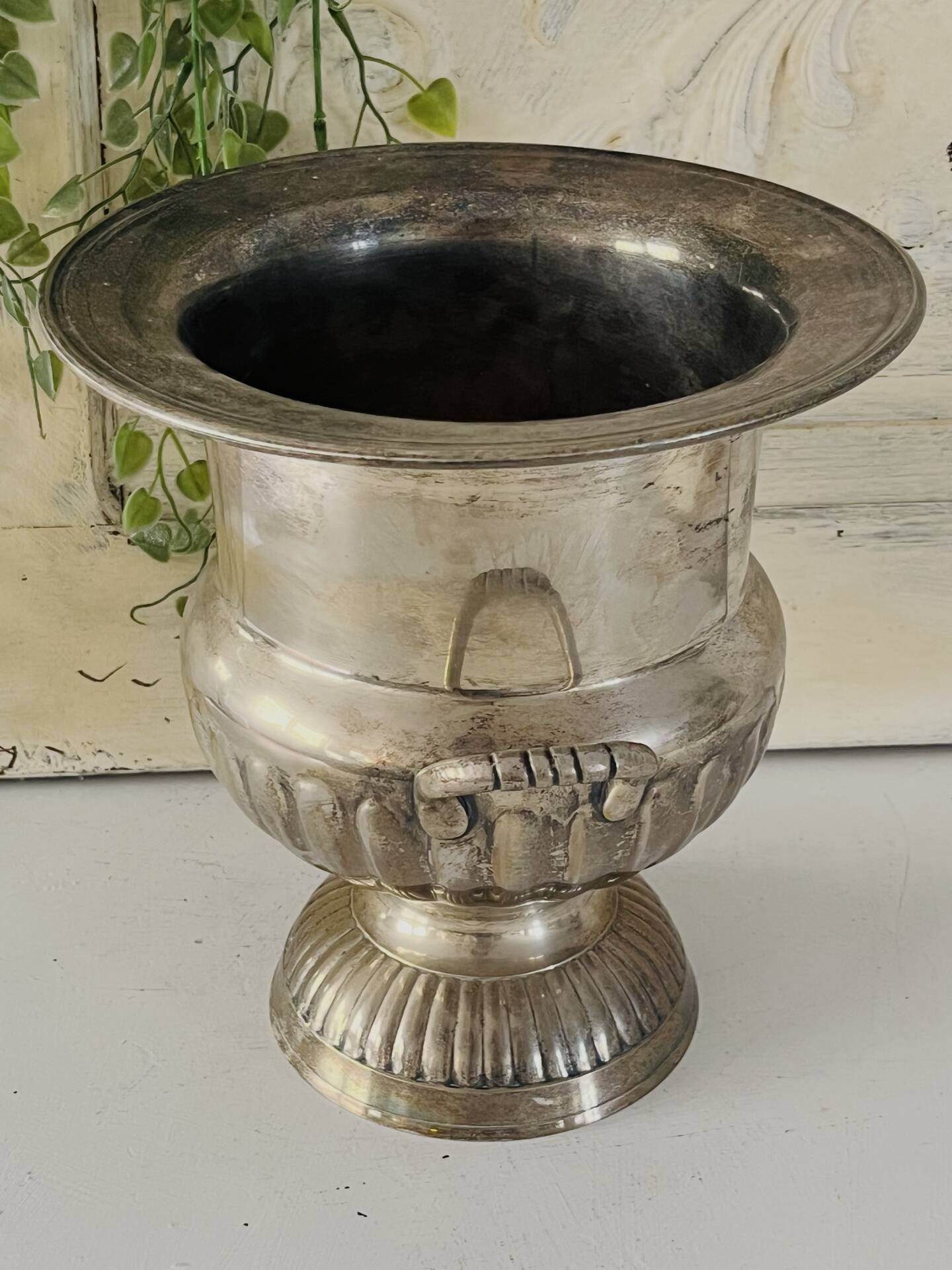 Champagne bucket Silver Plated Medici with Handles,