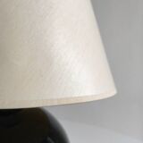 Black opaline ball lamp 1950