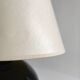 Black opaline ball lamp 1950