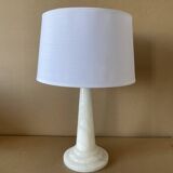 80s alabaster table lamp