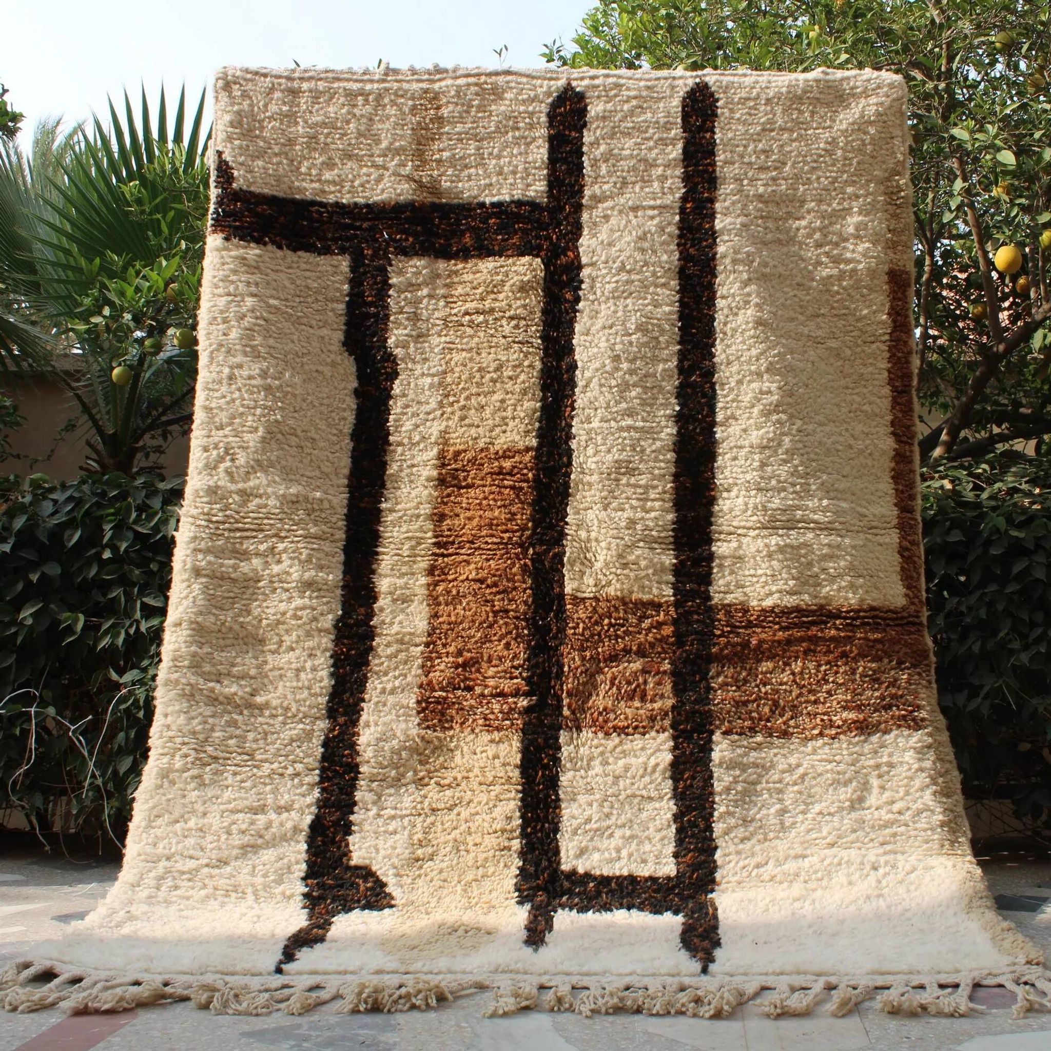 Tapis traditionnel marocain fait main