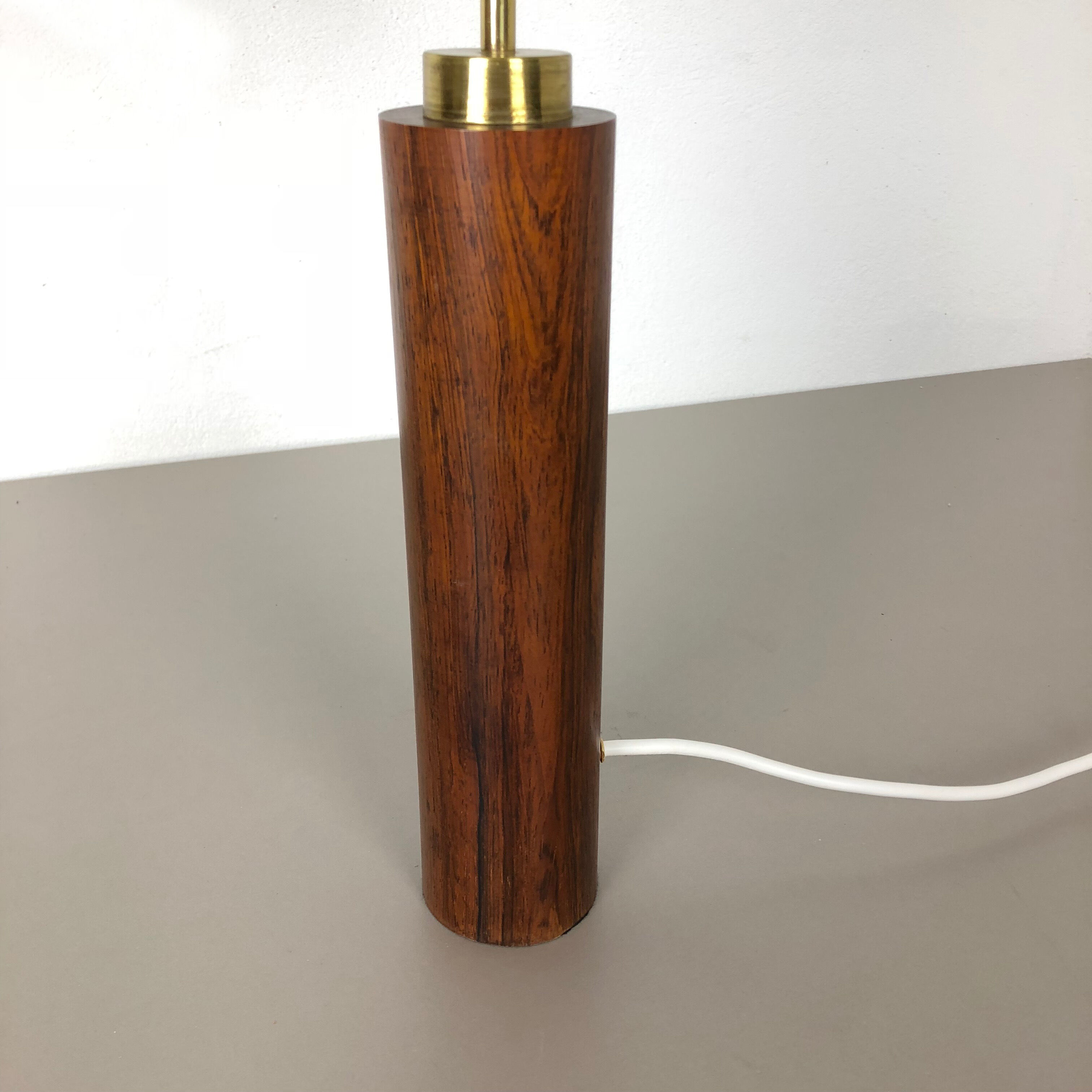 1960s wooden desk table light base made in Austria Auböck Stilnovo style | midcentury modern | eames