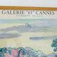 Original lithographic poster Galerie 65 - La Croisette Cannes By Yves Brayer 1972