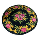 Vintage round wool rug, 150cm, 1970s