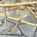 Vintage triangular coffee table