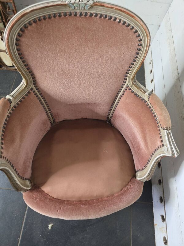 Fauteuil cabriolet style Louis XV