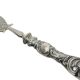 Classicist silver roast fork, France, 1880s