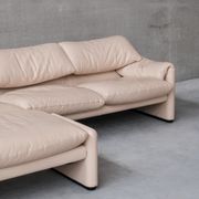 Vico Magisretti 'Maralunga' Suite of Sofas and Armchairs for Cassina