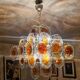 Glass pendant by Gino Vistosi, Mid-Century Modern style