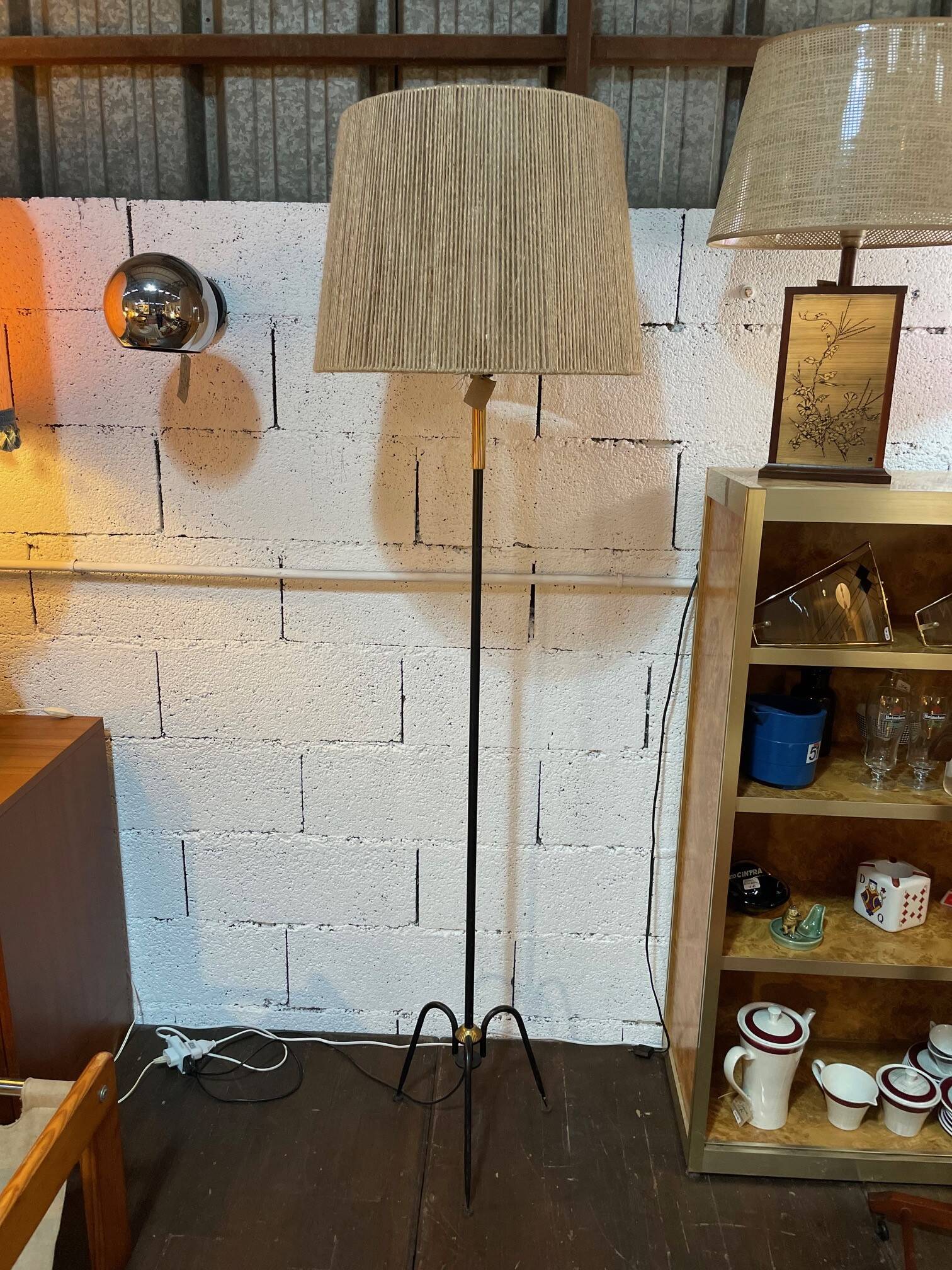 Vintage 1950s Lunel floor lamp
