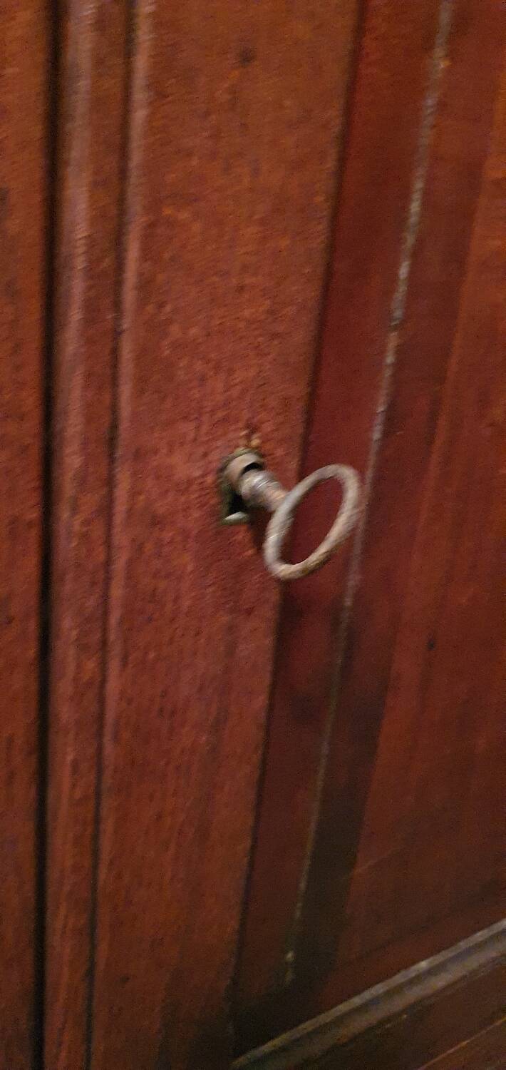 Low solid wood buffet