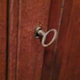 Low solid wood buffet