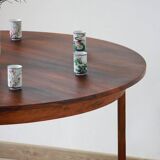 Table à manger ronde en palissandre - Années 60
