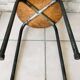 Tabouret formica rond