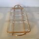 Golden servant 3 ramekins glass Italy