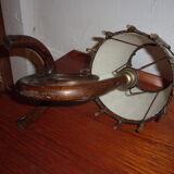1960s rattan wall sconce