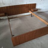 Lit scandinave en teck vintage