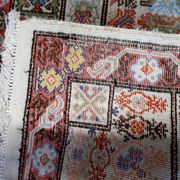Handmade vintage Tunisian silk rug 51cm x 97cm, 1970s