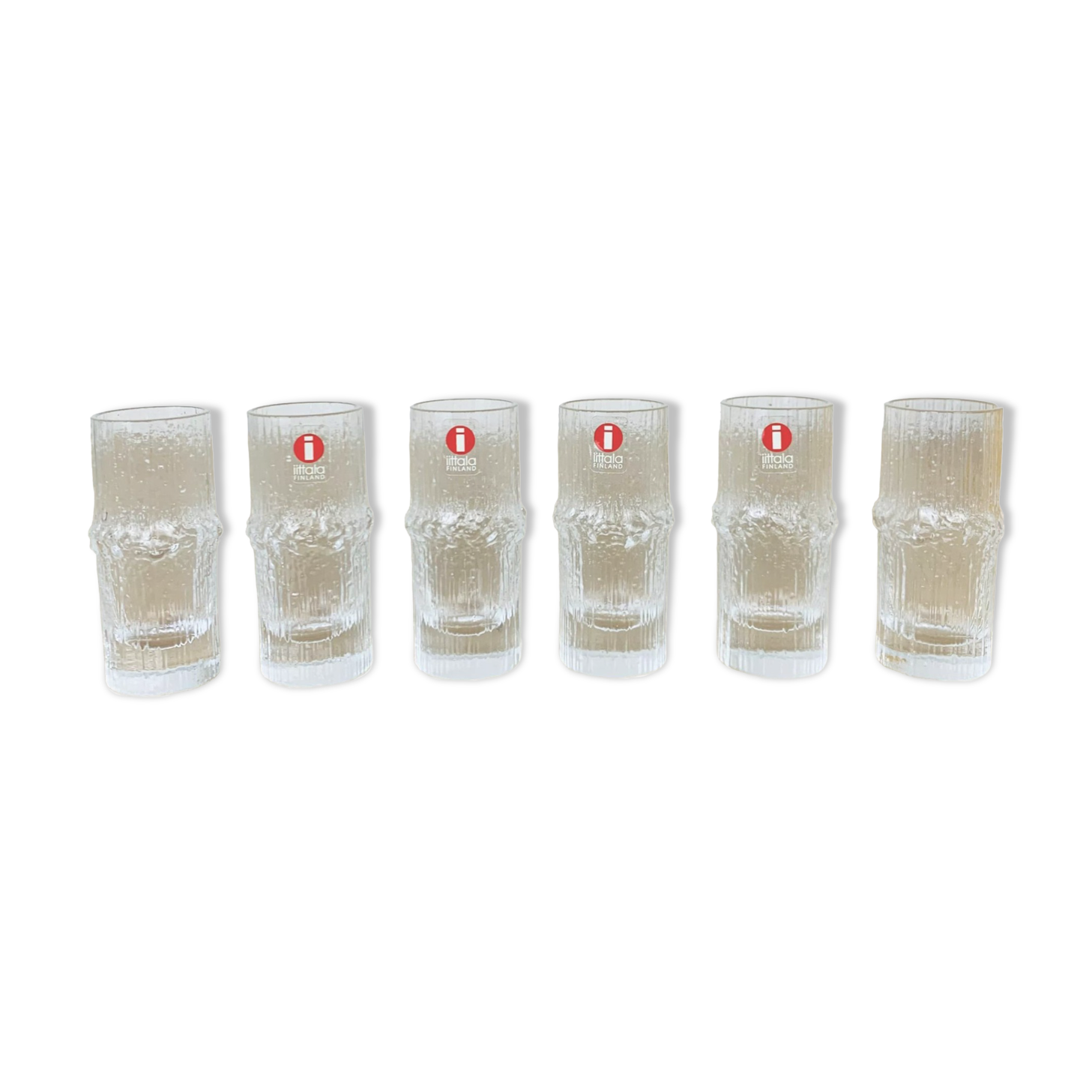 6 Niva shooters by Tapio Wirkkala for iittala