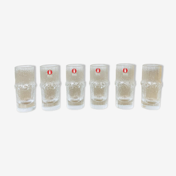 6 Niva shooters by Tapio Wirkkala for iittala