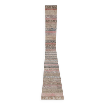 Tapis de couloir turc vintage