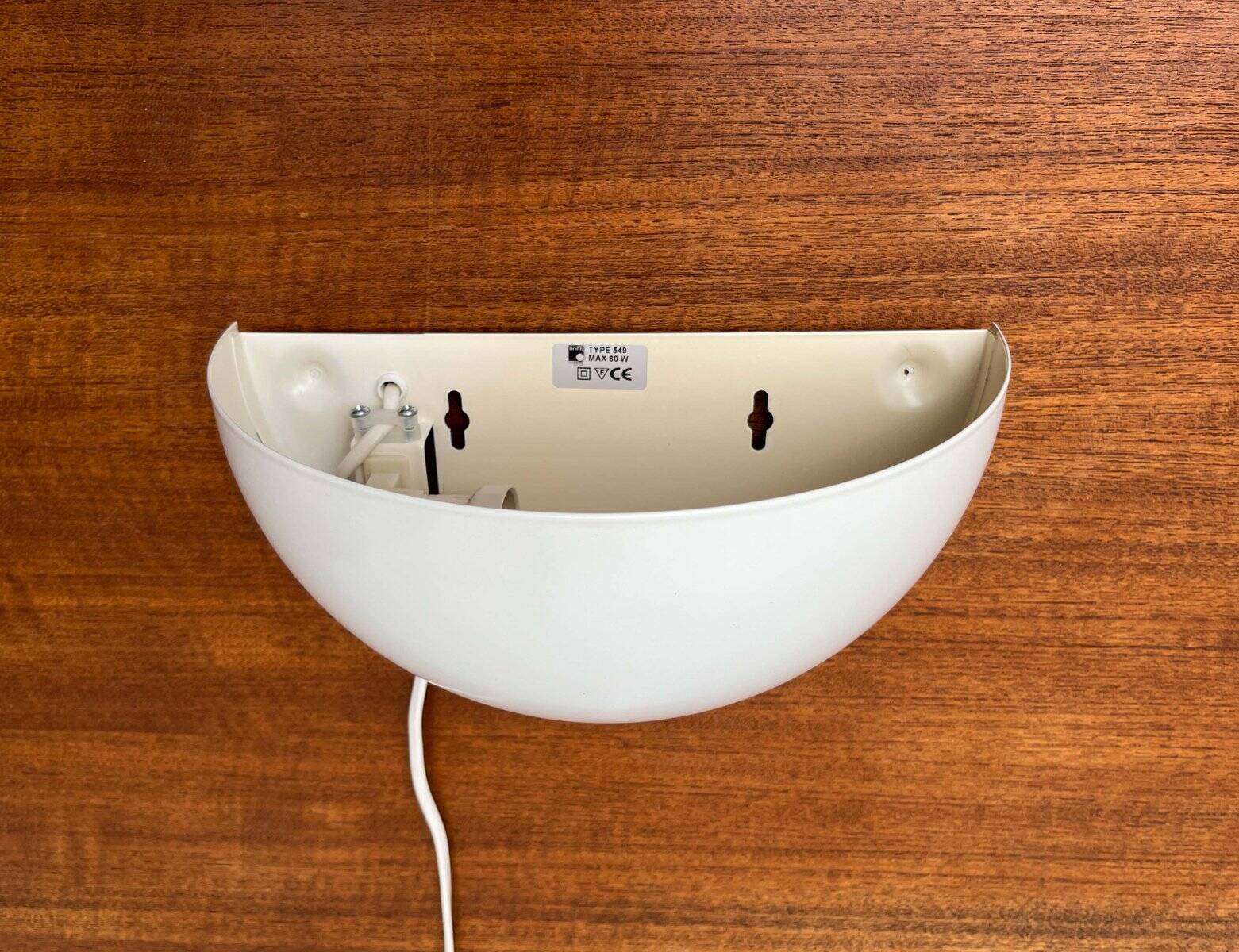 Lampe Murale Vintage Minimaliste Danoise Type 549 de Horn