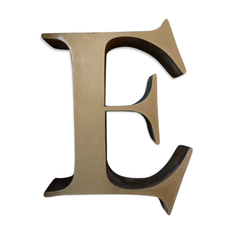 Vintage metal letter