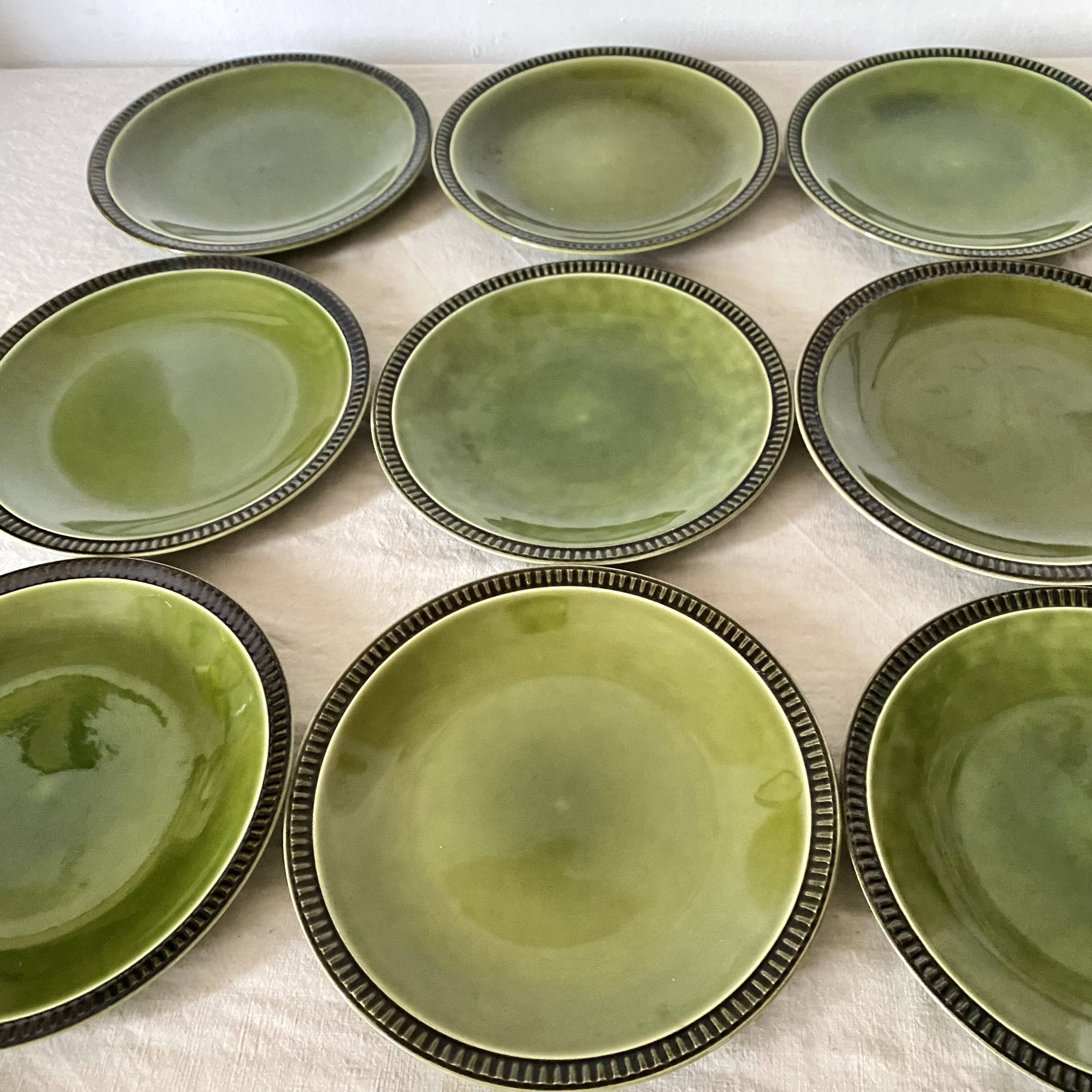 Assiettes vintage Boch Belgium