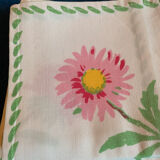 Flowery tablecloth
