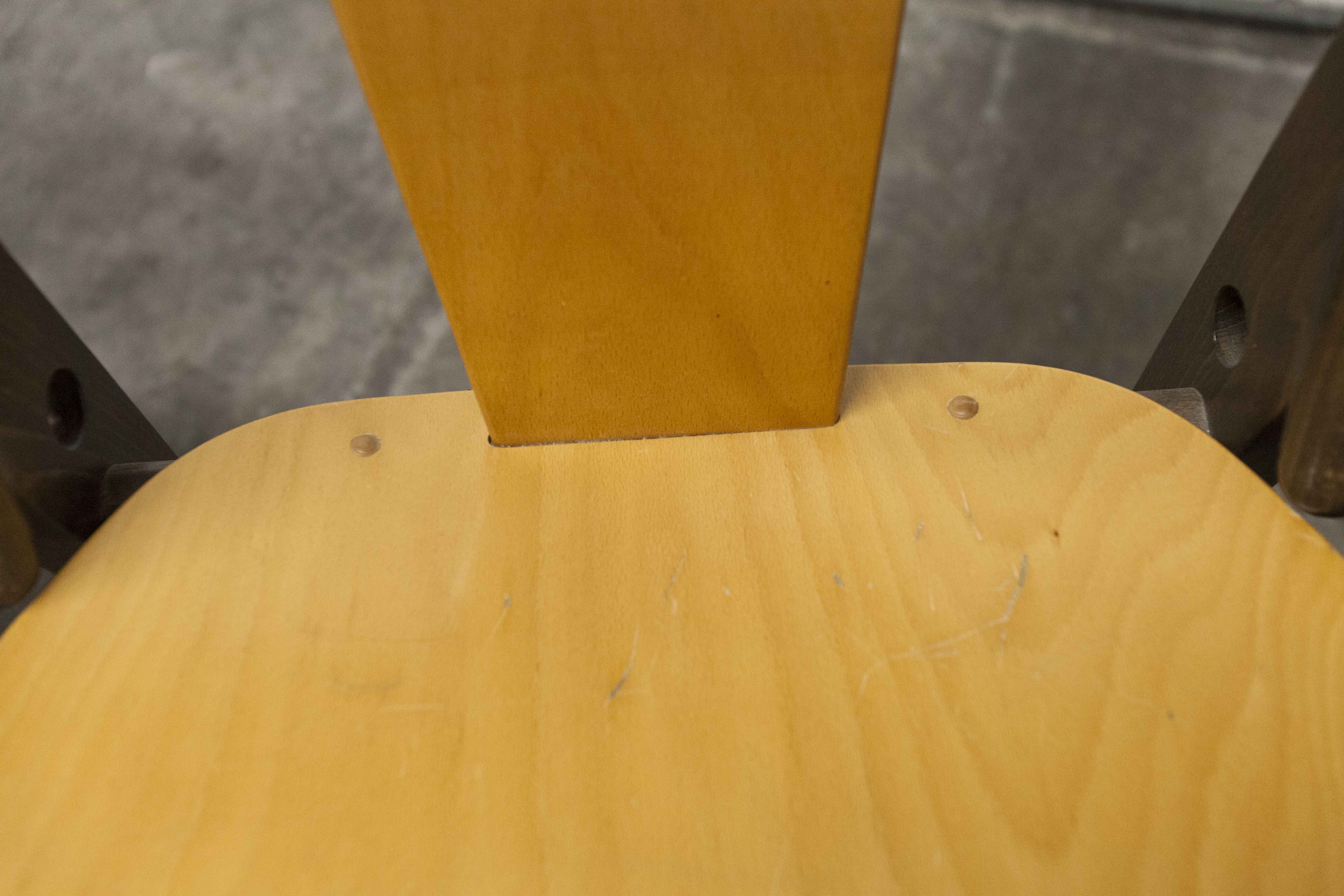 6 Baumann "transit" chairs 1990s