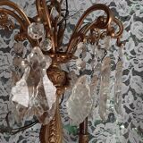 Luster with tassels 6 burners