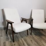 Paire de fauteuils par Jaroslav Smidek restaurés