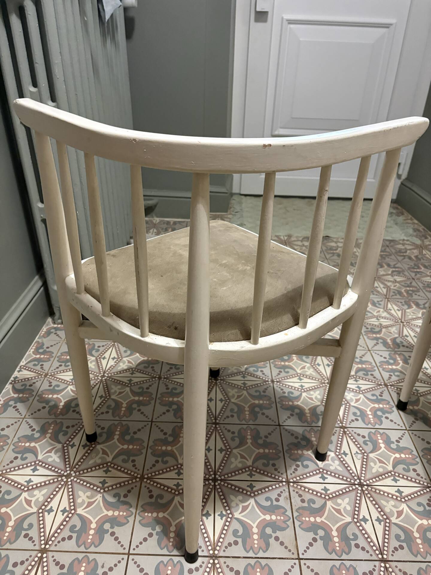 Set of 4 stackable Thonet chairs vintage 60s/70s