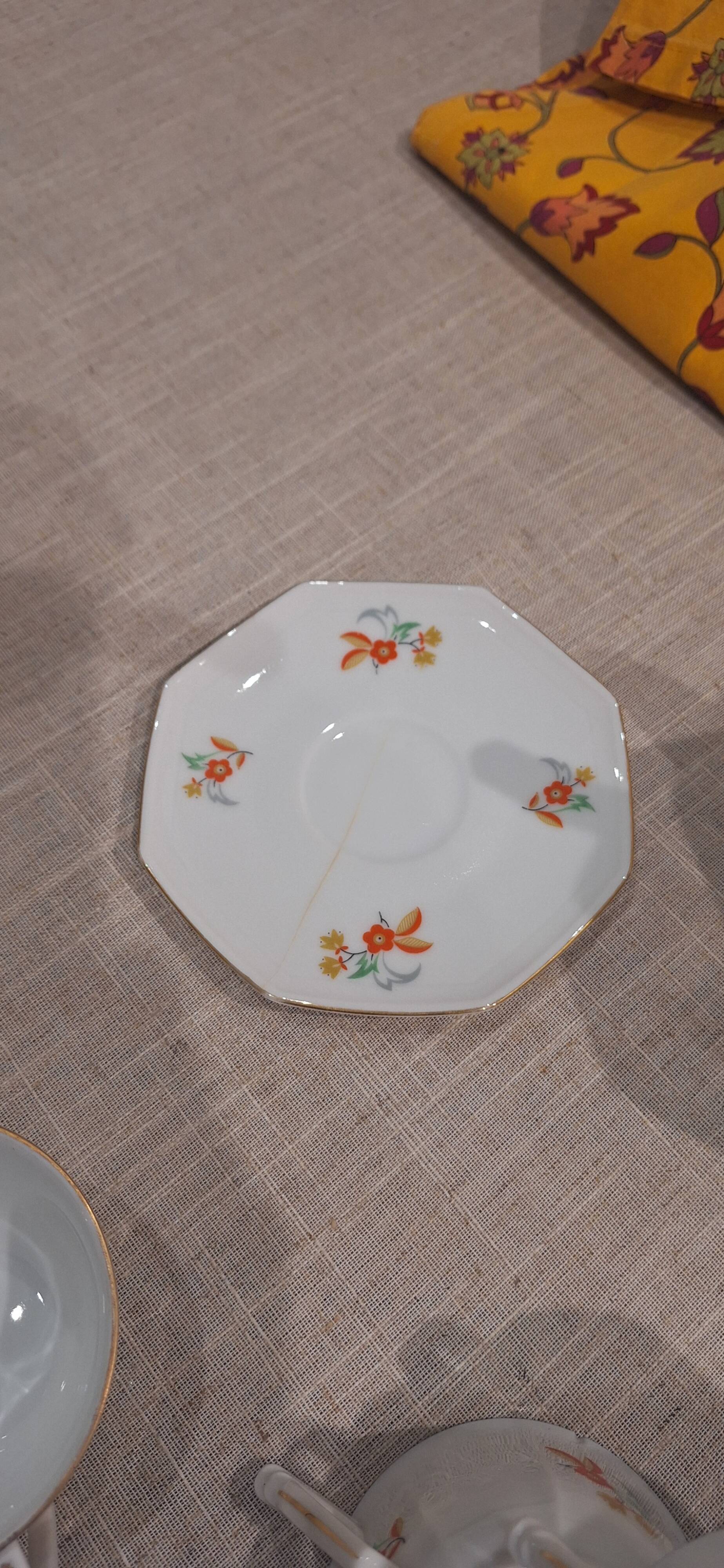 Coffee or tea service Porcelain Epiag D.F.